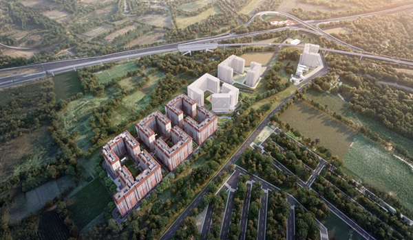 Sobha Sacred Grove by the Lake Aerial View