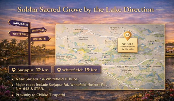 Featured Image of Sobha Sacred Grove By The Lake Direction